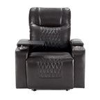Sillón reclinable eléctrico con portavasos y puerto de carga USB