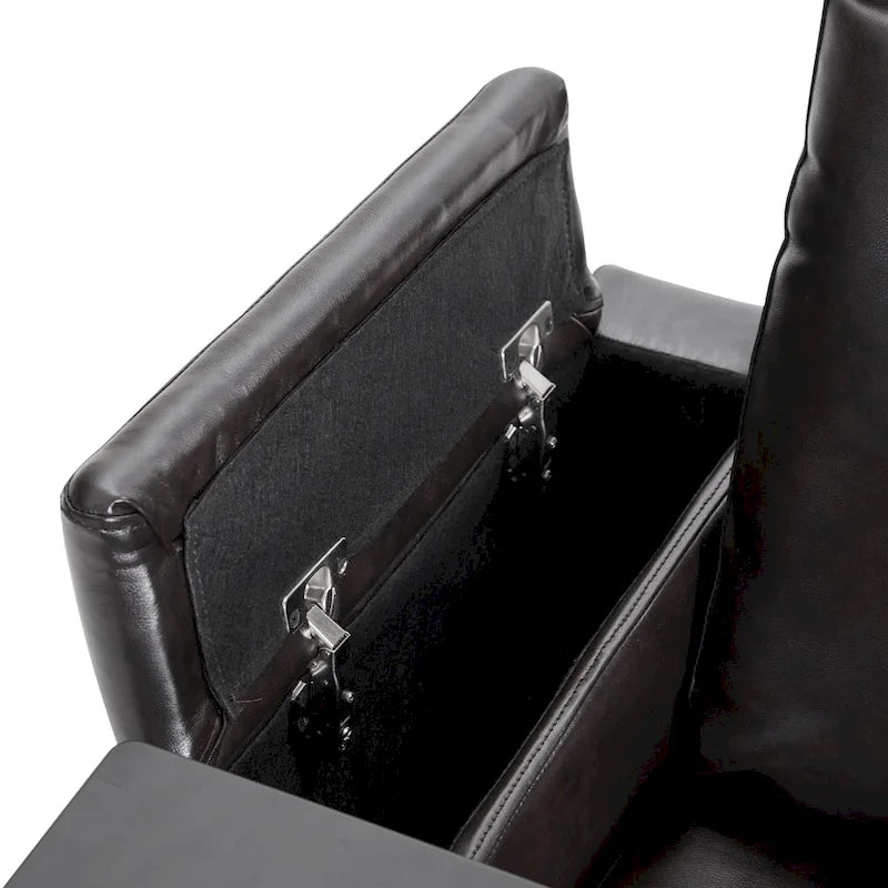 Sillón reclinable eléctrico con portavasos y puerto de carga USB