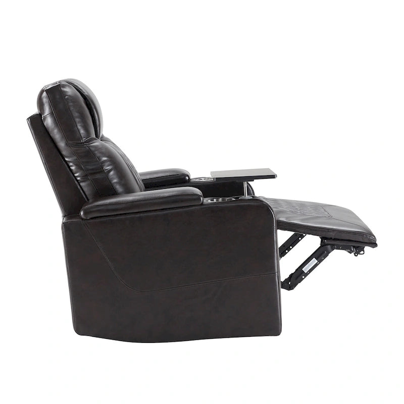 Sillón reclinable eléctrico con portavasos y puerto de carga USB