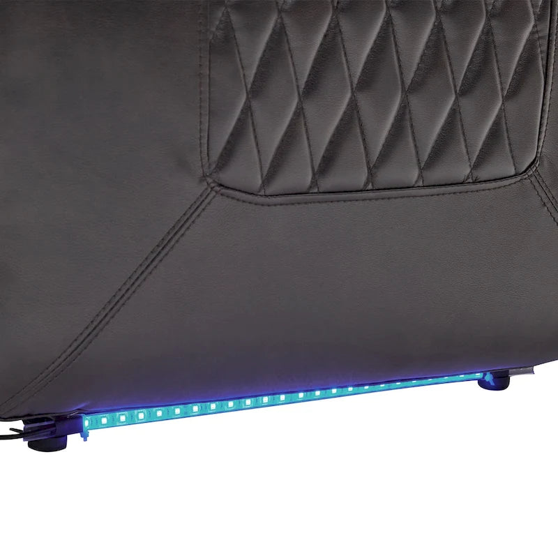Sillón reclinable eléctrico con portavasos y puerto de carga USB