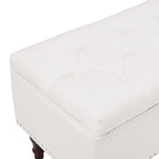 COZYMAN Banc de rangement capitonné, Ottoman rembourré avec rangement pour chambre à coucher - 50,8 L x 17,1 P x 18,3 H