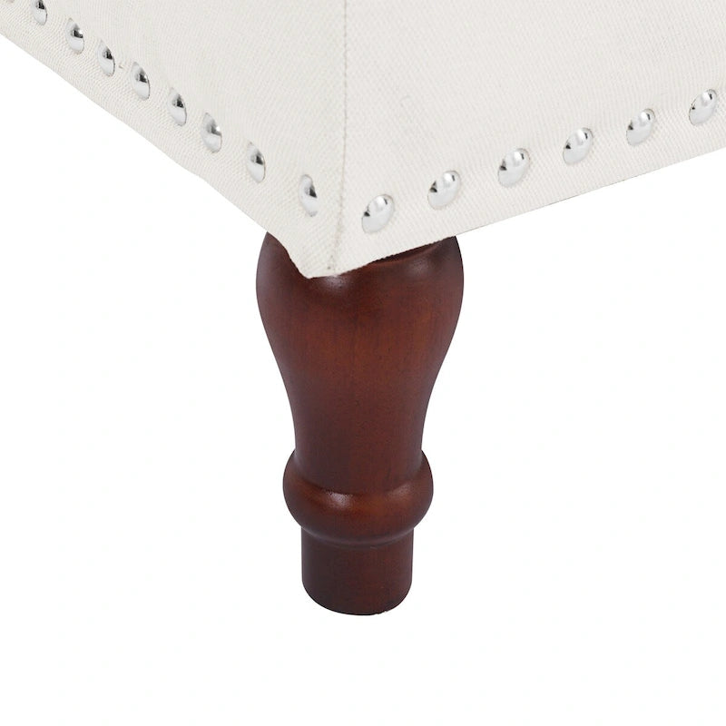 COZYMAN Banc de rangement capitonné, Ottoman rembourré avec rangement pour chambre à coucher - 50,8 L x 17,1 P x 18,3 H