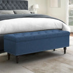 COZYMAN Banc de rangement capitonné, Ottoman rembourré avec rangement pour chambre à coucher - 50,8 L x 17,1 P x 18,3 H