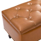 COZYMAN Banc de rangement capitonné, Ottoman rembourré avec rangement pour chambre à coucher - 50,8 L x 17,1 P x 18,3 H