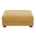 Modern Corduroy Fabric Oversized Accent Ottoman