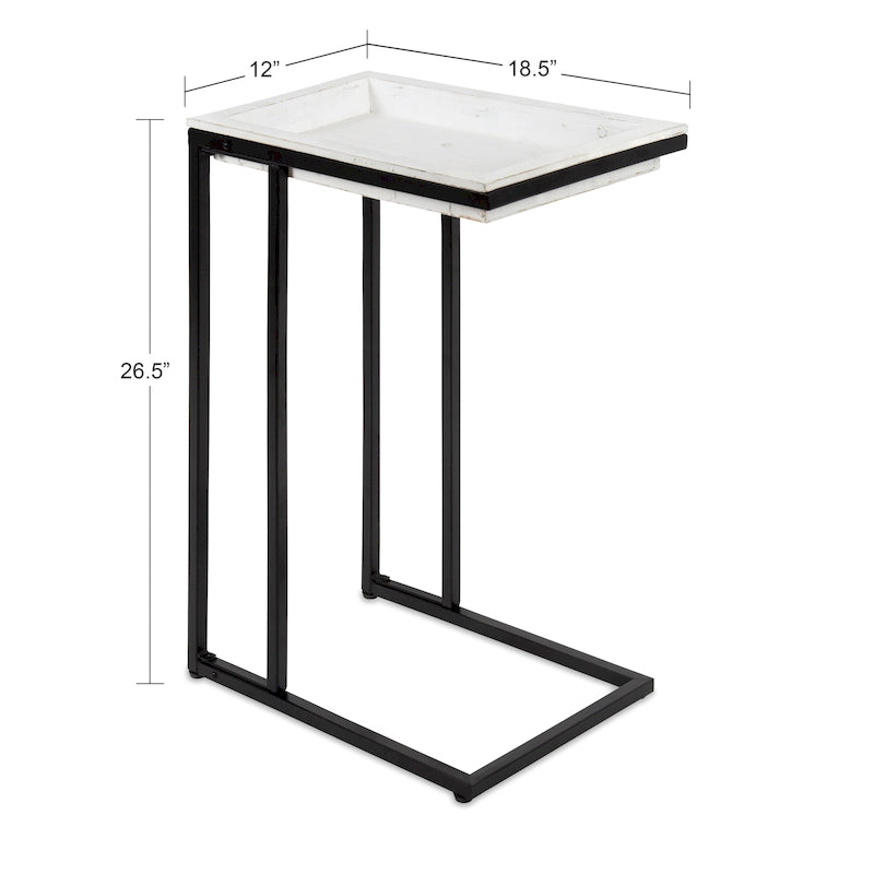Kate and Laurel Lockridge Wood C-Table