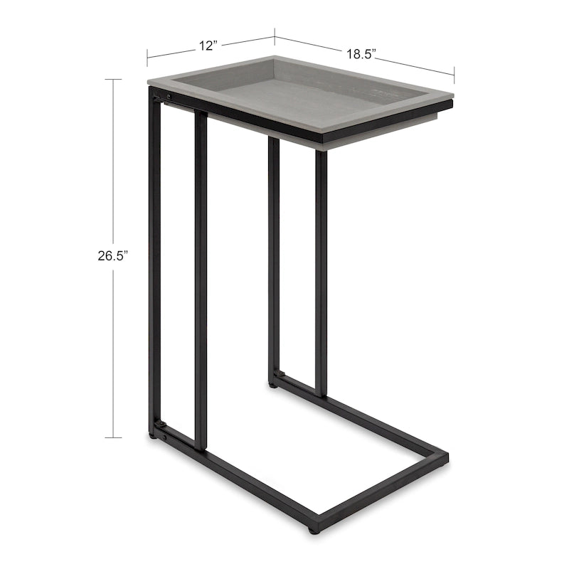 Kate and Laurel Lockridge Wood C-Table