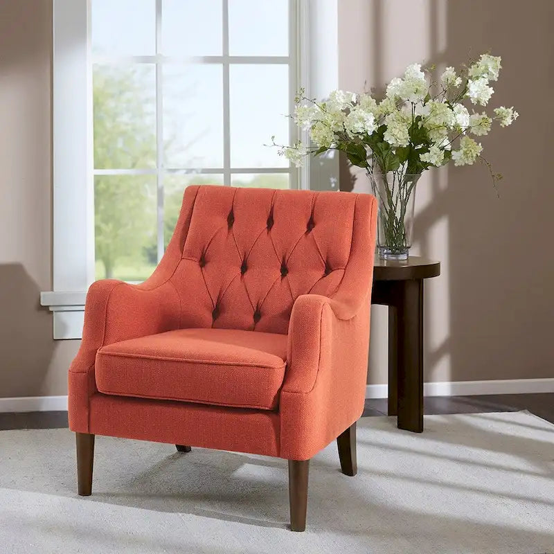 Modern Button Tufted Accent Chair