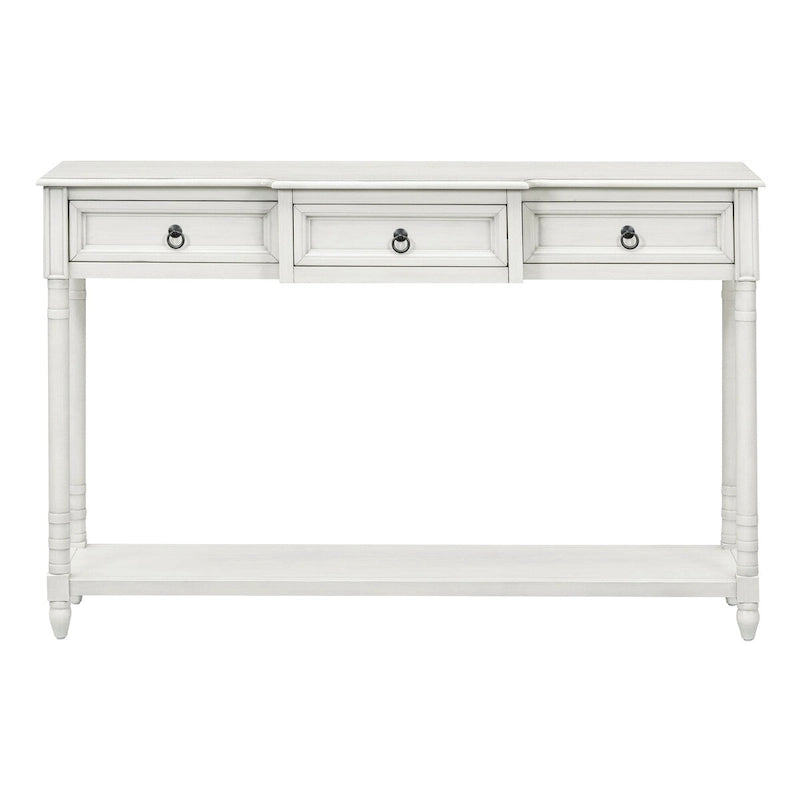 Console Table Sofa Table with Drawers for Entryway