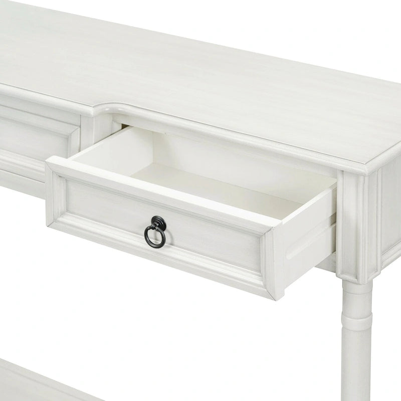 Console Table Sofa Table with Drawers for Entryway