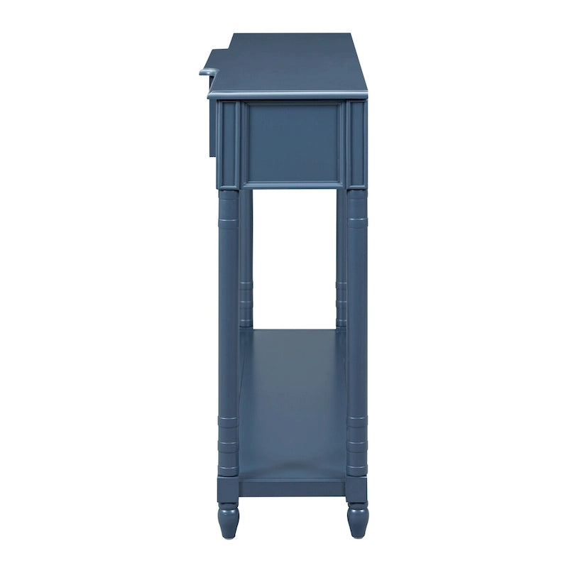 Console Table Sofa Table with Drawers for Entryway