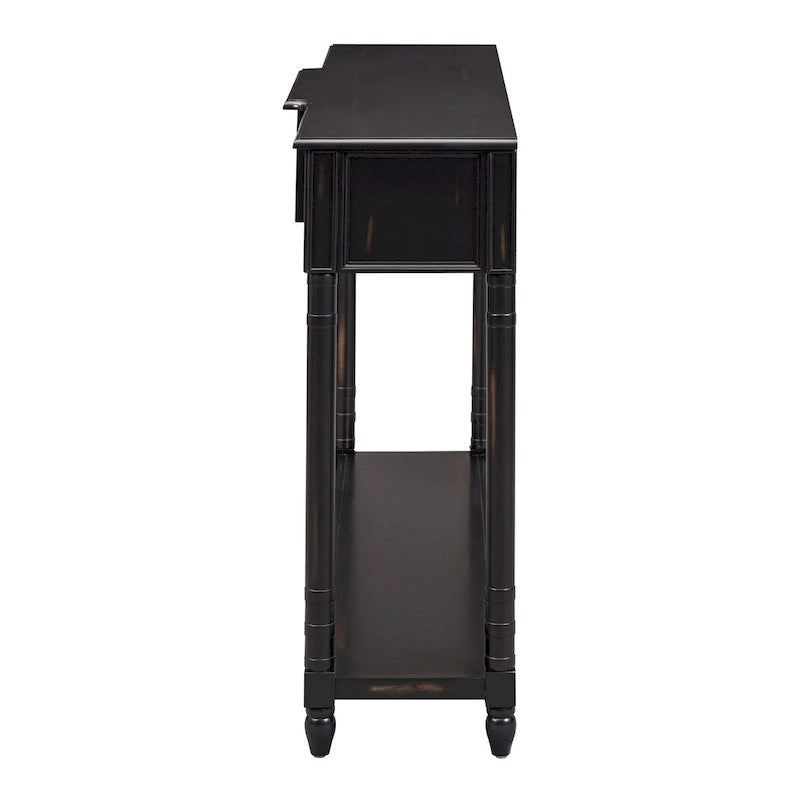 Console Table Sofa Table with Drawers for Entryway