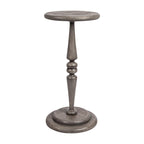 Bishop Pedestal Cocktail Side Table - 12.0L x 12.0W x 25.0H