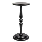 Bishop Pedestal Cocktail Side Table - 12.0L x 12.0W x 25.0H
