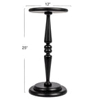 Bishop Pedestal Cocktail Side Table - 12.0L x 12.0W x 25.0H