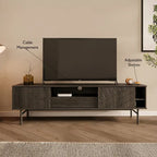 Meuble TV effet chêne Studio London Amara 70,6 pouces