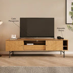 Meuble TV effet chêne Studio London Amara 70,6 pouces