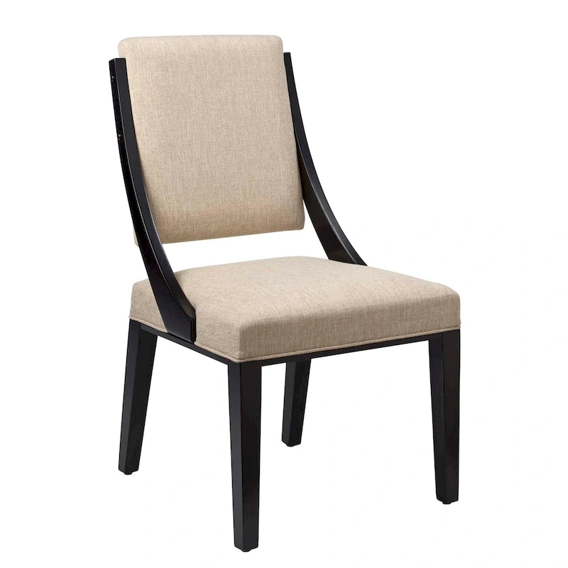 Chaises de salle à manger rembourrées en tissu Cambridge - Lot de 2