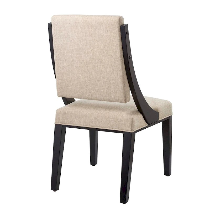 Chaises de salle à manger rembourrées en tissu Cambridge - Lot de 2