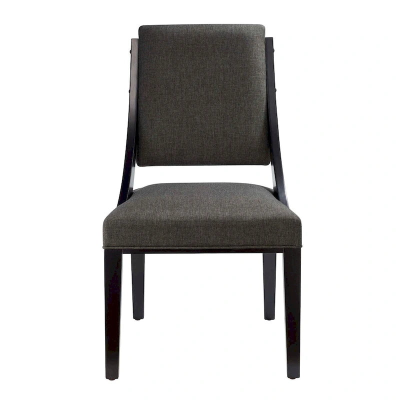 Chaises de salle à manger rembourrées en tissu Cambridge - Lot de 2