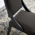 Chaises de salle à manger rembourrées en tissu Cambridge - Lot de 2