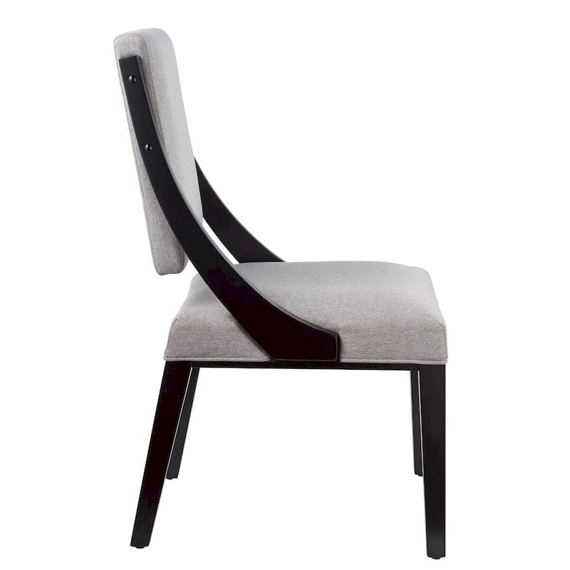 Chaises de salle à manger rembourrées en tissu Cambridge - Lot de 2
