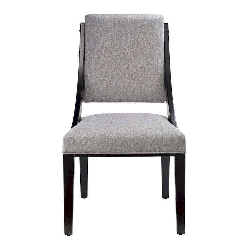 Chaises de salle à manger rembourrées en tissu Cambridge - Lot de 2
