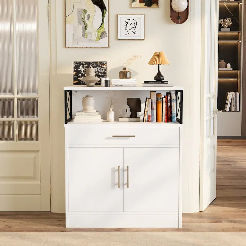 Futzca Sideboard Buffet Cabinet, Kitchen Storage Cabinet