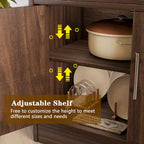 Futzca Sideboard Buffet Cabinet, Kitchen Storage Cabinet