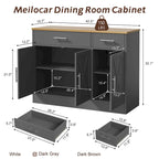 Futzca Sideboard Buffet Cabinet, Kitchen Storage Cabinet