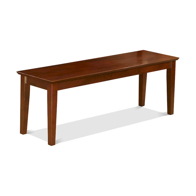Ensemble de salle à manger East West Furniture comprenant une table à manger rectangulaire et des chaises de salle à manger avec un banc (options de type d'assise de chaise)