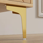 Buffet de salle à manger avec rangement, meuble à quatre portes avec étagères réglables, meuble de rangement, meuble de bar à café