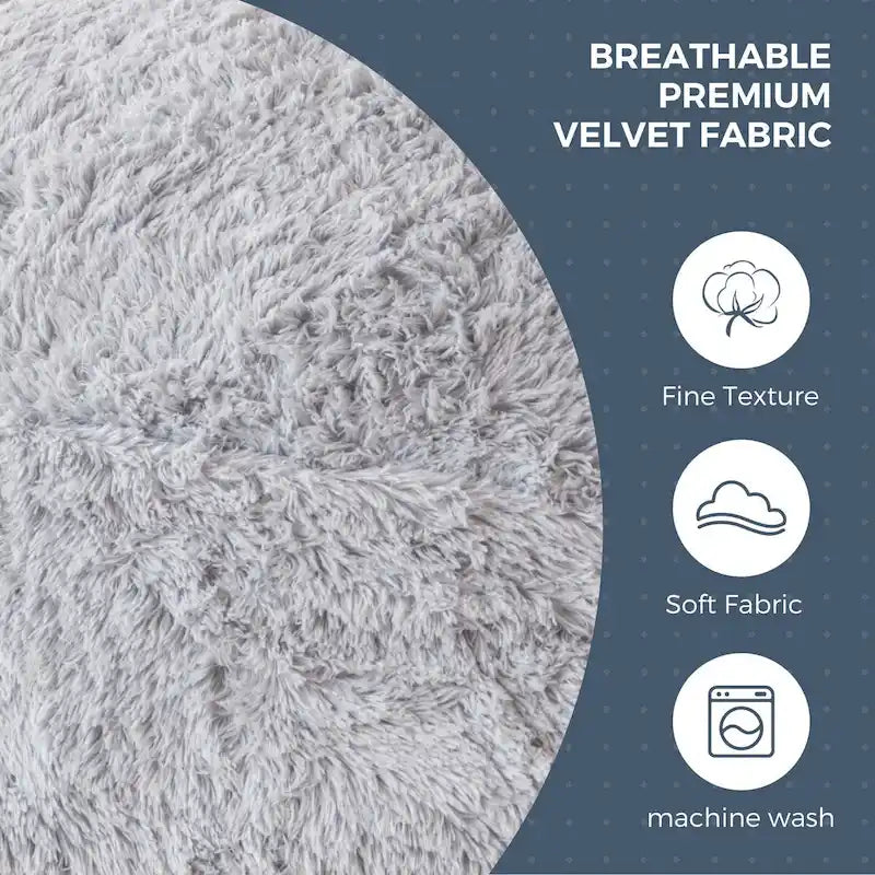 Grand pouf convertible passant de la chaise longue au matelas de sol