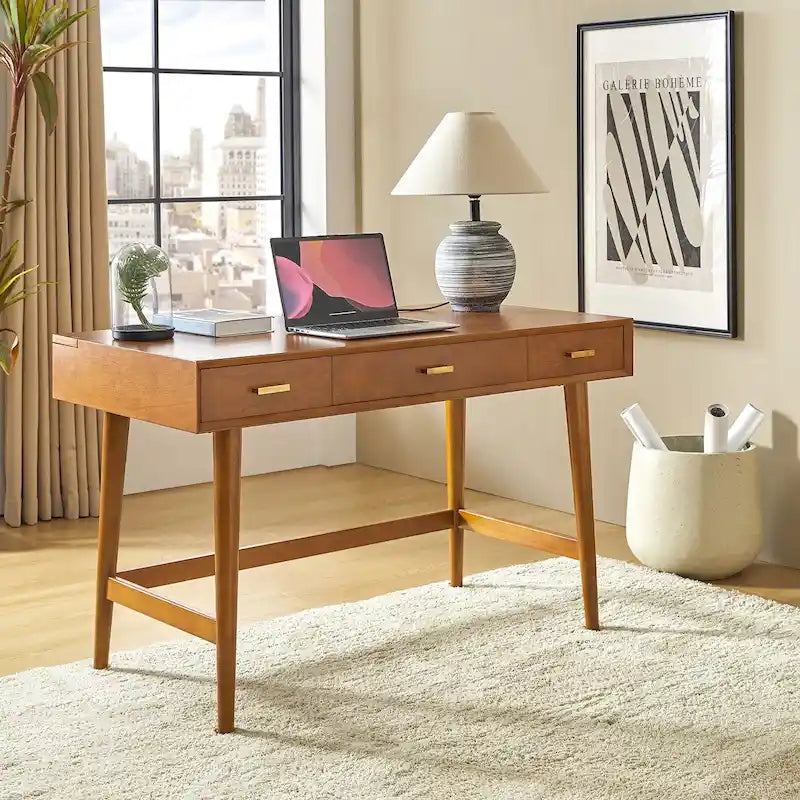 Bureau informatique Erich Mid Century Modern 48 avec USB par HULALA HOME