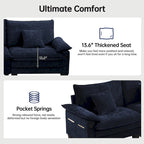 Modular Sectional Sofa Set Convertible Sectional Sleeper Sofa with Chaise for Apartment