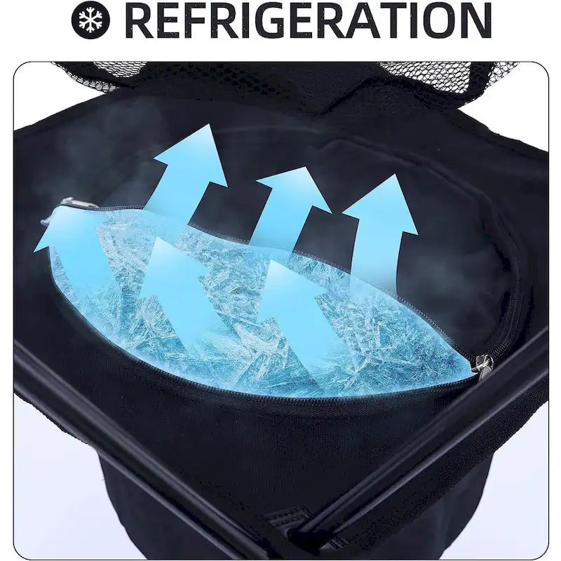 Camping Table with Cooler, Tailgating Table, Beach Table, Portable Table, Ultralight Compact with Carry Bag for Outdoor