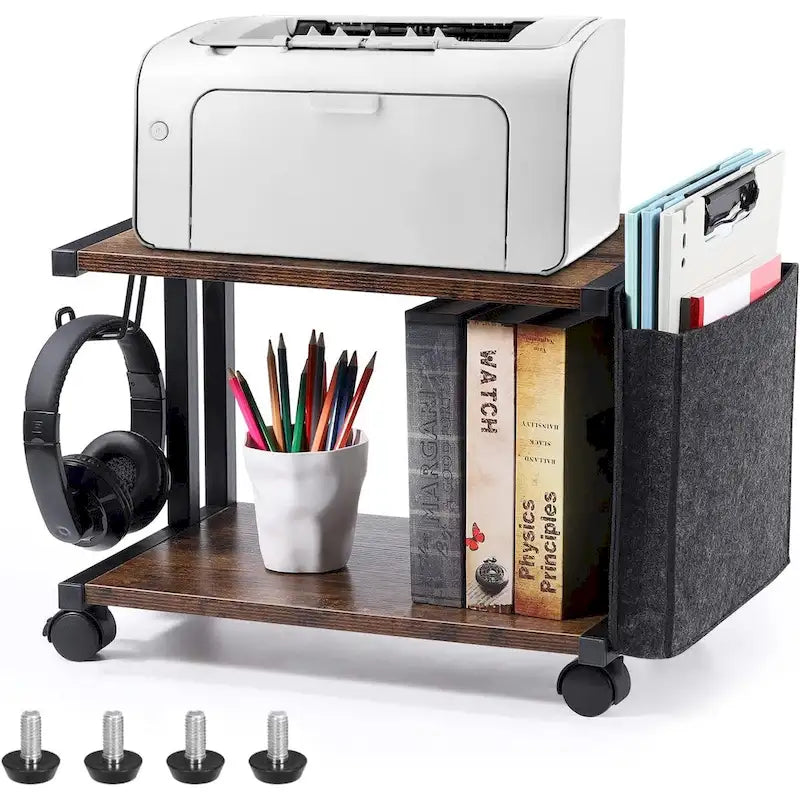 Printer Stand with Storage Bag