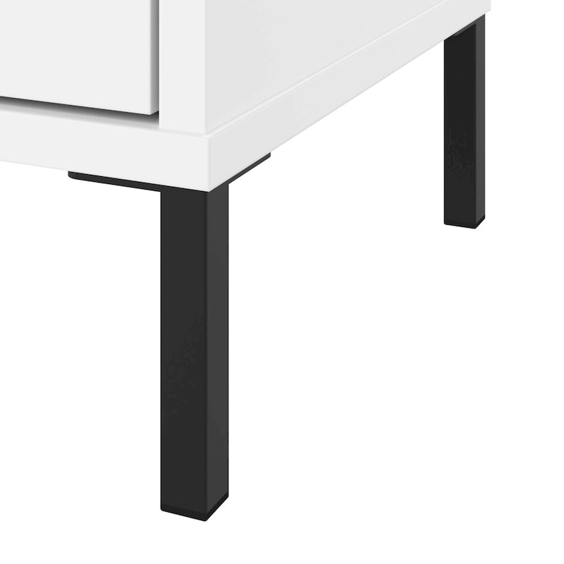 Essence Tall Storage Cabinet with Doors by Bush Furniture