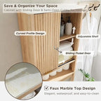 68 Tall Modern Over The Toilet Storage Cabinet, Tall Wood Space Saver - N/A