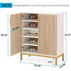 Meuble de rangement pour chaussures d'entrée, capacité 20 paires, organisateur de rangement pour placard