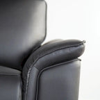 Sofá Reclinable Manual con Brazos Acolchados Acampanados