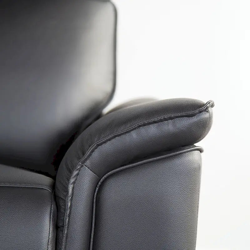 Sofá Reclinable Manual con Brazos Acolchados Acampanados