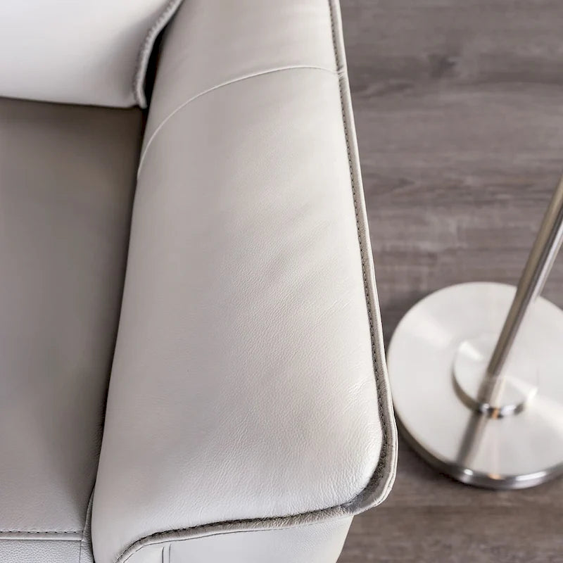 Sofá Reclinable Manual con Brazos Acolchados Acampanados