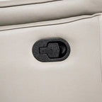 Sofá Reclinable Manual con Brazos Acolchados Acampanados