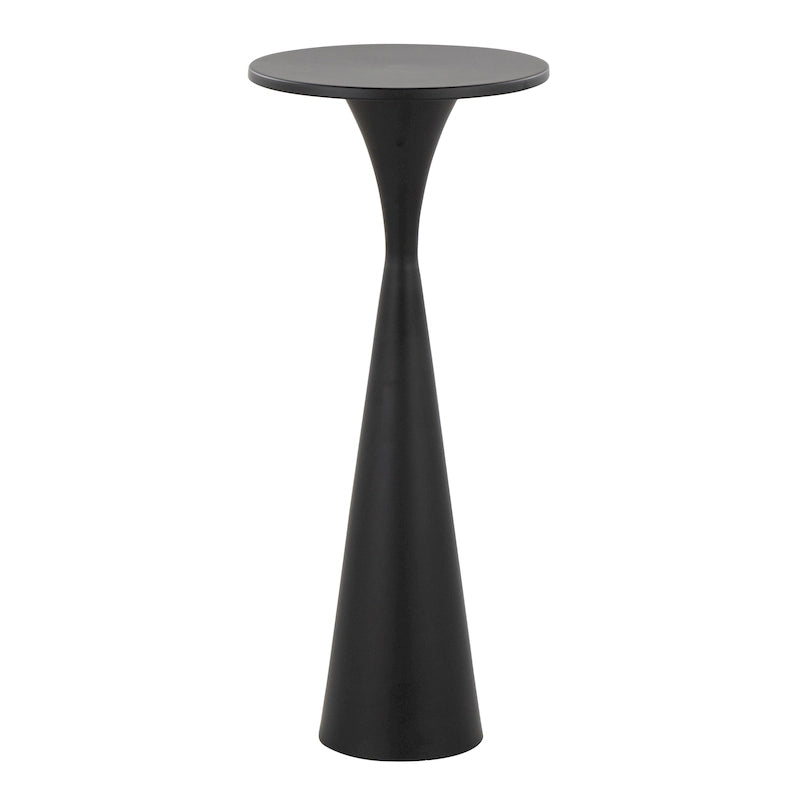 Table d'appoint en métal Monroe 22 Silver Orchid