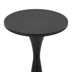 Table d'appoint en métal Monroe 22 Silver Orchid