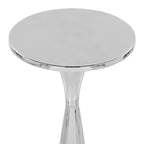 Table d'appoint en métal Monroe 22 Silver Orchid