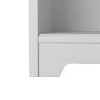 Bush Furniture Cabot 52W Standing Corner Desk with Shelves