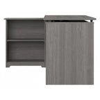 Bush Furniture Cabot 52W Standing Corner Desk with Shelves